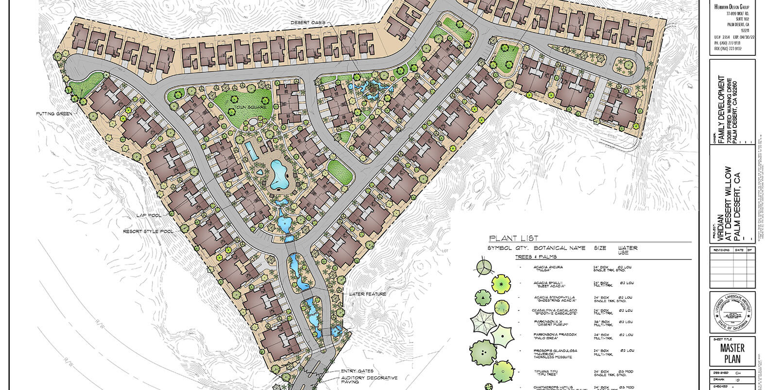 The Retreat at Desert Willow Site Map