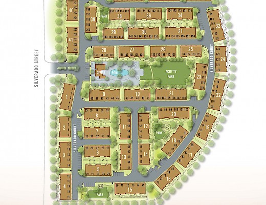 Town Germann Site Map