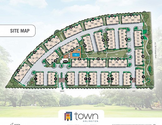 Town Arlington Site Map