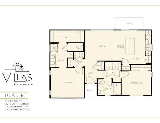 Villas Litchfield Park Floorplan